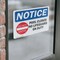 Signmission Pool Closed No Lifeguard On Duty Sign With Symbol, 5 in W x Rectangle, Vinyl Decal OS-2PACK-NS-D-35-L-17677 - alternate 2